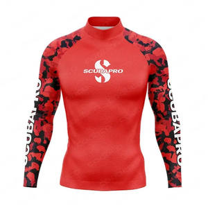 DGYS-0625 da uomo a manica lunga protezione UV muta da sub OEM ODM tuta da surf per sport acquatici costume da bagno camicia Rash - Product Image 2