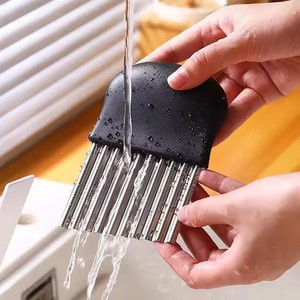 มีดสแตนเลสทรงหยดน้ำสำหรับหั่นมันฝรั่งและผัก ทำเฟรนช์ฟรายส์ อุปกรณ์ครัว - Product Image 3