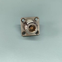 HF-Stecker N Typ Metall 4 Löcher Flansch halterung Anschluss für RG402 Cabe SF141-50 kabel