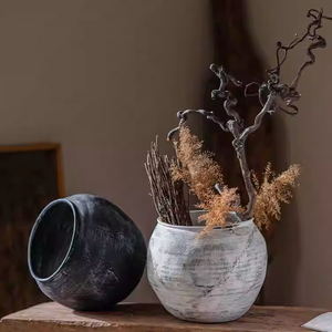 Maceta <span class=keywords><strong>de</strong></span> Fibra <span class=keywords><strong>de</strong></span> Magnesio Hecha a Mano, Transpirable, para Interiores, Sala <span class=keywords><strong>de</strong></span> Estar, Jardín, Plantas Verdes, <span class=keywords><strong>de</strong></span> Alta Gama - Product Image 1