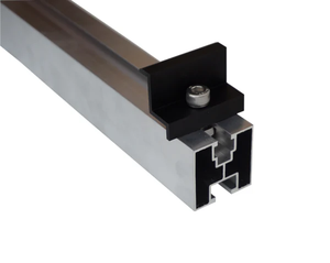 Rails solaires en aluminium, profilés de toiture PV, rails de montage de panneaux solaires, fixations de panneaux solaires pour toiture - Product Image 1