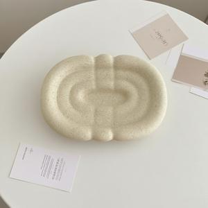 Modern Ins Art Style <strong>Ceramic</strong> <strong>Jewelry</strong> Tray Wholesale Desktop Storage <strong>Box</strong> for Rings Necklaces for Porch Dressing Table Home Use - Product Image 6