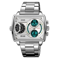 SKMEI 2229 Neue einzigartige neueste Auslegung multifunktionaler digitaler elektronischer Chronograph Herren hochwertige analoge Sport-Leuchtuhr