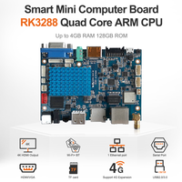 Carte mère intelligente LIONTRON RK3288 Mini-card ARM 4 cœurs A17 Résolution 4K avec WIFI et Bluetooth 4+128G Android/Linux