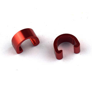 Câble de frein de vélo/boîtier de ligne de dérailleur en alliage d'aluminium fermoirs à boucle en forme de C - Product Image 2