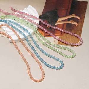 Perles rondes lisses multicolores <span class=keywords><strong>de</strong></span> 4mm pour la fabrication <span class=keywords><strong>de</strong></span> bijoux Pierre <span class=keywords><strong>de</strong></span> soleil Apatite Préhnite <span class=keywords><strong>Malachite</strong></span> - Product Image 6