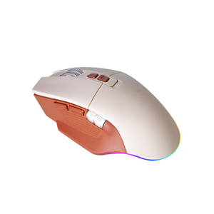 Bán buôn Chuột chơi game Ergonomic Chuột Máy Tính 2.4G + BT Ba chế độ có thể sạc lại chuột không dây chơi game RGB USB hộp màu CTD - Product Image 5