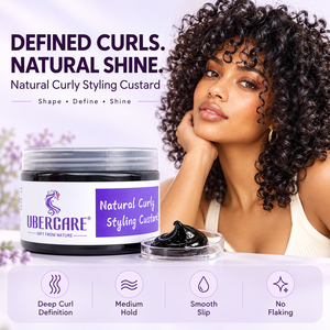 Crème capillaire anti-frisottis à base de plantes, noire, sans résidus, protection thermique et lissante, tenue moyenne, pour cheveux crépus - Product Image 2
