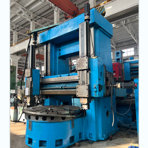 Tour vertical à double colonne CX5220 d'occasion robuste avec affichage numérique, portée de rotation maximale de 200 cm, VTL lourd pour le tournage de brides et de moyeux éoliens dans l'exploitation minière - Product Image 1