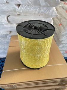 Dây Thừng Xoắn 3 Sợi PP PE Cường Độ Cao Dây Nhựa <span class=keywords><strong>1</strong></span>/<span class=keywords><strong>2</strong></span> "X 600" Màu Vàng - Product Image 4