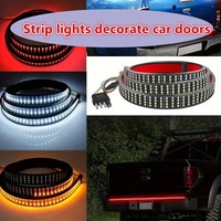 Nueva Tira de Luces Traseras LED Secuenciales de 12V, Luz de Freno Dinámica con Intermitentes Fluidos, Flexible, Impermeable, Universal para Autos 1