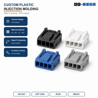 Moulage par injection de haute précision sur mesure pour connecteurs industriels avec opérations secondaires