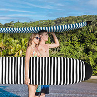 Échantillon Gratuit - Sac de Voyage pour Planche de Surf Courte 6'0 en Nylon Rembourré Résistant à l'Eau avec Poignée et Bandoulière Double - Haute Qualité et Durable