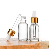 Flacon compte-gouttes en verre transparent personnalisé avec logo imprimé, hermétique, pour huiles essentielles, 30ml, 50ml, 60ml – Grande Vente