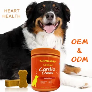 Suplemento para proteger la salud de las mascotas, mascarilla protectora del corazón para perros y gatos, venta al por mayor