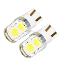 Pièces et accessoires automobiles, éclairage automobile, ampoules T10 4LED 4SMD 5050 SMD, ampoules à culot pour l'intérieur de la voiture, clignotants latéraux, rénovation/mise à niveau