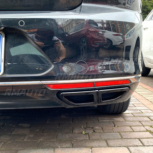 2 Pcs <b>Car</b> Rear Exhaust Pipe Tail Throat Exhaust <b>Diffuser</b> Frame <b>for</b> Volkswagen Passat B8 2016-2019 Auto Styling Accessories - Product Image 5