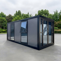 Villa conteneur mobile pliable moderne et écologique de 20 pieds, préfabriquée en kit, pliable rapidement, modulaire, portable, fabriquée en Chine