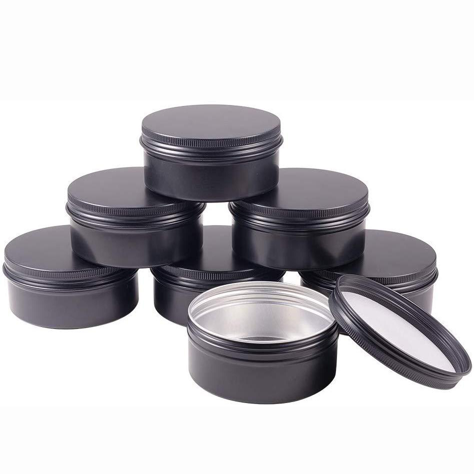 In Stock Wholesale Custom Color Metal Cosmetic Hair Gel Packaging Can Container 30ml Aluminum Round Tin Jar Container