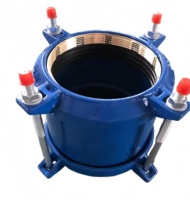 Raccord flexible en fonte ductile Fenghuang Foundry PN10 PN16 PN25, couplement universel contraint DI pour tuyaux HDPE/PVC