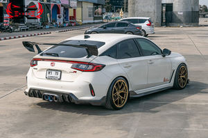ปีกท้ายรถคาร์บอนไฟเบอร์แห้งปีก FL5ด้านหลังสำหรับ Honda <span class=keywords><strong>Civic</strong></span> <span class=keywords><strong>Civic</strong></span> ปีกตรงหางเป็ด - Product Image 5