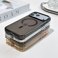 Coque de téléphone portable antichoc de luxe en PC avec diamants, design brillant pour objectif, compatible iPhone 18 17 Pro Max 16 Plus