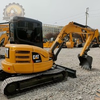 Excavatrice CAT 304CR d'occasion, 303CR, 305CR, 306CR, engin de construction, mini-pelle pour projets de construction à l'étranger