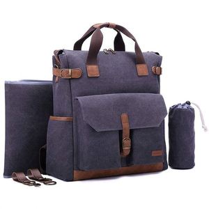 Sac à dos à langer unisexe BSCI, grand sac à couches multifonctionnel pour la maternité, idéal pour les voyages avec bébé, y compris une sangle pour poussette - Product Image 1