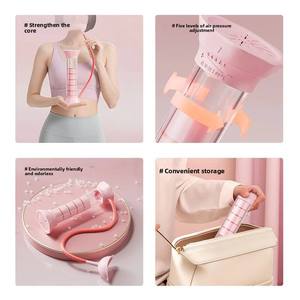 New Portable Abdominal Digital Display Breathing <b>Dumbbell</b> Lung Capacity Abdominal Muscle Vest Line Facial Trainer - Product Image 6