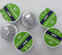 Cartouche de micro-aiguilles RF isolées pour machine de beauté, 10/25/64 aiguilles, embouts de micro-aiguilles nano, emballage vert