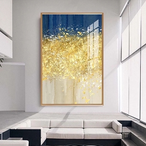 Áp Phích Phong Cách Màu Xanh Lá Vàng Trừu Tượng Trang Trí Phòng Khách Và Tranh In Tối Giản Hiện Đại Nghệ Thuật Treo Tường Trừu Tượng Màu Vàng Kim - Product Image 4