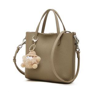 2026 New High Quality Lychee Print Cowhide Leather Women's Handbags Crossbody Bags Genuine Leather Handbag <b>Small</b> Bags for Women - Product Image 1