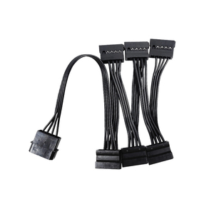 Câble Répartiteur d'Alimentation PC 4 Broches IDE vers Multiples Ports SATA 62CM 18AWG pour Disque Dur SSD Extension d'Alimentation Ordinateur de Bureau - Product Image 5