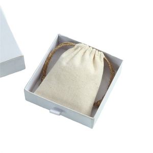 Personalized Color Cheap Eco-friendly Folding <b>Canvas</b> Cotton <b>Drawstring</b> <b>Bag</b> with Double String - Product Image 4