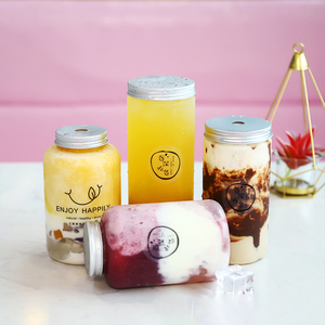 Venta de Fábrica: Botellas de Plástico PET Desechables de 500ml y 600ml para Jugo, Té con Leche y Bebidas, con Tapas - Product Image 6