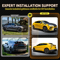 Kit carrosserie style MSY en fibre de carbone pour Lamborghini Urus : pare-chocs avant, extensions d'ailes, coques de rétroviseurs, embouts d'échappement, pièces automobiles