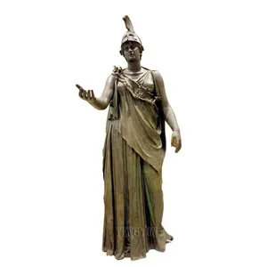 Nữ Thần Trí Tuệ Và Chiến Tranh Hy Lạp Tượng Nữ Thần Athena Bằng Đồng