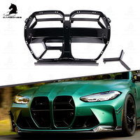 Kits complets de carrosserie ABS noir brillant pour BMW G80 G82 G83 M3 M4 Competition 2021 +