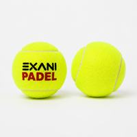 Pelotas de Pádel Presurizadas Duraderas, Diámetro 64.5-65.5mm, Rebote 130-147mm, Tubo de 3 Piezas, Logotipo Personalizado, Pelota de Pádel de Entrenamiento para Club