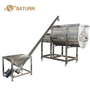 Mezcladora de Polvo Químico de Acero Inoxidable y Plástico, Directo de Fábrica, con Motor Servo y Caja de Engranajes, Alta Capacidad para Polvo de Detergente y Alimentos - Product Image 4