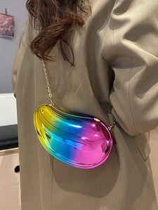 Novedad <span class=keywords><strong>de</strong></span> verano, bolso con forma <span class=keywords><strong>de</strong></span> <span class=keywords><strong>Mango</strong></span> dorado plateado para mujer, bolso <span class=keywords><strong>de</strong></span> <span class=keywords><strong>mano</strong></span> <span class=keywords><strong>de</strong></span> noche con láser, monederos pequeños para fiesta <span class=keywords><strong>de</strong></span> boda, bolso <span class=keywords><strong>de</strong></span> <span class=keywords><strong>mano</strong></span> para mujer - Product Image 6