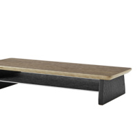 Bureau d'ordinateur en bois de style nordique moderne de haute qualité, compatibilité multi-appareils, supports essentiels pour ordinateur portable pour le bureau à domicile et l'étude