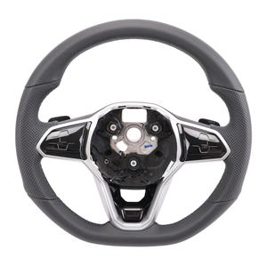 Volante Deportivo de Cuero Alcantara sin Botones para Volkswagen VW Mark <span class=keywords><strong>8</strong></span> R <span class=keywords><strong>Golf</strong></span> MK8 GTI <span class=keywords><strong>GTD</strong></span> - Product Image 2