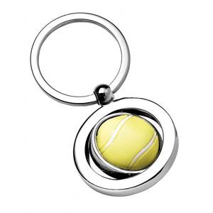 Llavero de PVC, Goma y Metal con Diseño de Pelota de Tenis para Uso Diario, Ideal para Empresas - Product Image 1