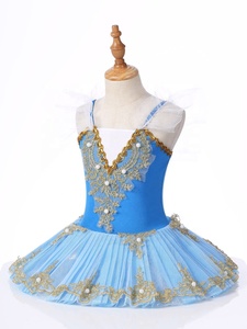 Maillot con falda <span class=keywords><strong>para</strong></span> <span class=keywords><strong>niñas</strong></span>, tutú <span class=keywords><strong>de</strong></span> baile <span class=keywords><strong>de</strong></span> Ballet, princesa Swan Lake, novedad - Product Image 2