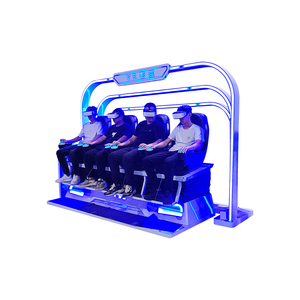 เก้าอี้โรงภาพยนตร์ <span class=keywords><strong>VR</strong></span> 4ที่นั่ง9D เสมือนจริงจำลองโรงภาพยนตร์ <span class=keywords><strong>VR</strong></span> แบบผู้เล่นหลายคนเก้าอี้โรงภาพยนตร์ไฟเบอร์กลาสสำหรับใช้ในร่ม/กลางแจ้งที่สนามบิน - Product Image 6