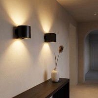 Applique murale LED moderne de luxe en aluminium, anti-éblouissement, décorative, pour salon, chambre, escalier, couloir