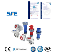 NOUVEAU TYPE Hot Selling Haute Qualité Bleu Étanche Industriel 16A Multi Mâle Prises Électriques Plug