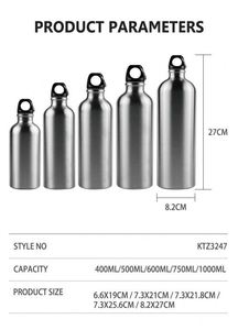 Purple Stainless Steel Vacuum Insulated Water Bottle With Carabiner For Travel - Product Image 5