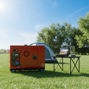 Générateur diesel YHS 5kw 6kw 7kw 8kw, générateurs électriques portables silencieux à démarrage électrique 220V AC monophasé - Product Image 3